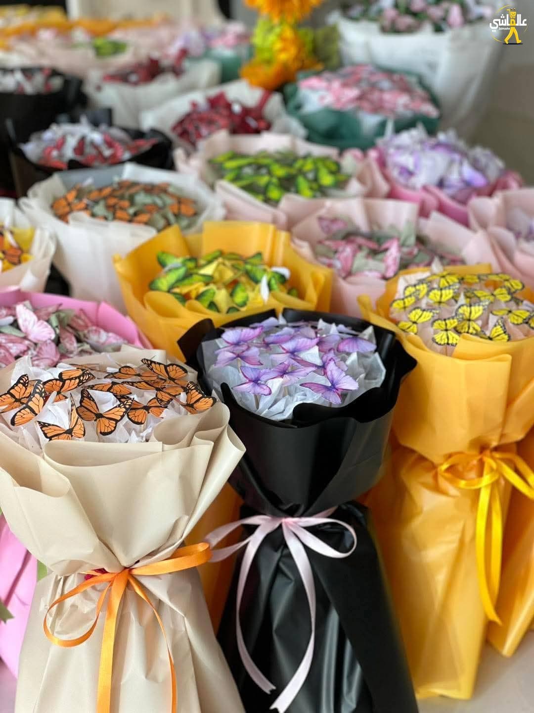 باقات فراشات بكتير الوان حلوة ومميزة 🦋🤍